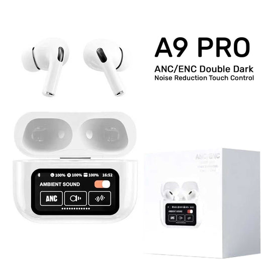 New A9 Pro Airpods ANC/ENC Noise Reduction, Touch Control